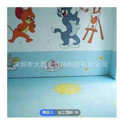 专业定制PVC耐磨防滑地贴 地铁商场导向地贴广告 3D个性地板膜