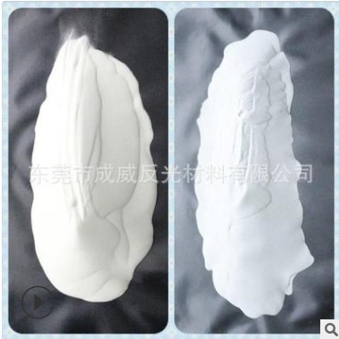 丝网印刷用高折射率超细灰色反光粉 喷涂用高亮度环保白色反光粉图3