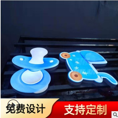 【树脂字】制作不锈钢门头招牌亚克力树脂发光字图2