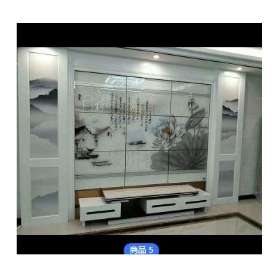 超宽幅2.6米可定 制背景墙UV图案磨砂夹胶膜批发装饰膜