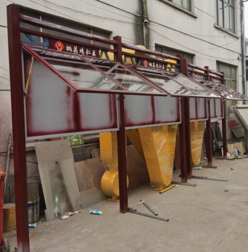 定制户外不锈钢立式导向牌精神堡垒商场地下停车场发光导向指示牌图3
