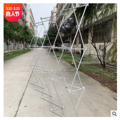 厂家供应 铝合金拉网展架 签名墙会场布置拉网展架 量大从优