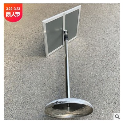 立式落地海报架单双面pop展示架 铝合金可伸缩不锈钢立牌量大从优