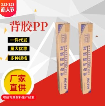 厂家供应海报纸 输出户内背胶pp相纸量大从优图3