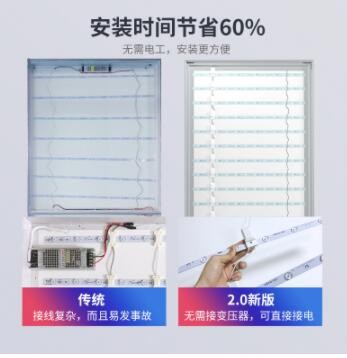 便利店连锁超市门头招牌卡布灯箱户外led防水拉布灯箱广告牌制作图2