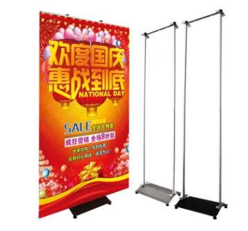 德式展架德展布面展架便携双面展架高端立式展架丽屏铝合金展示架图2