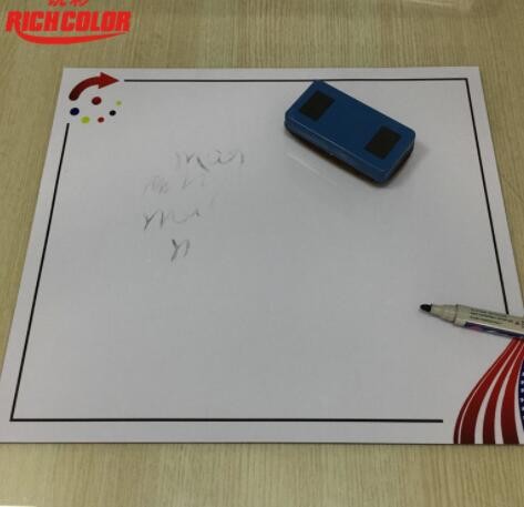 0.6mm吸铁磁性带胶白板打画 移动软磁性文化背景墙儿童画画写字板
