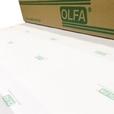 OLFA120g可移白胶车贴户外公交车白色广告贴纸力图白底车身贴