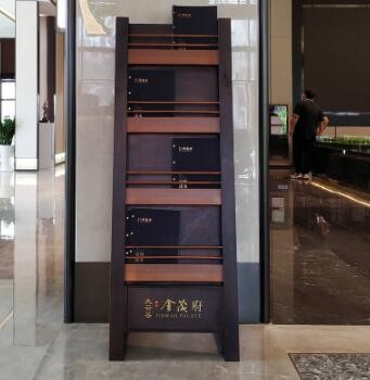 报刊报纸杂志架广告资料立式展示架单位办公楼宣传单落地金属架图2