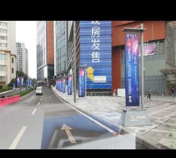 户外喷绘广告制作 网格布喷绘网眼布抗风网格布喷绘广告灯布批发图2