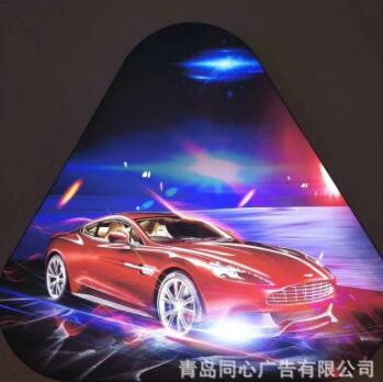 商业活动展台 产品展示发光展柜 3D造型图案滴塑灯图2
