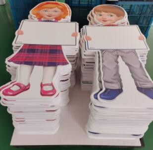 厂家制作人型架 异形镂空人像立牌加厚雪弗板小卡通立牌人型展架图2