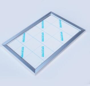 铝合金前开启式广告框架海报框相框电梯写真展示营业执照相框挂墙图3
