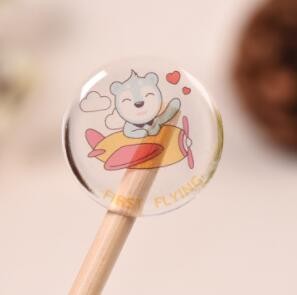水晶滴胶不干胶标签定 做透明滴塑贴片定 制彩色创意滴胶贴LOGO图3