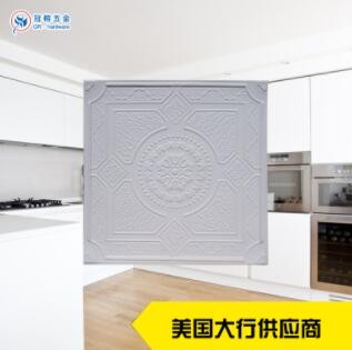 黑色白色PVC塑料吊顶花纹成型环保聚乙烯板天花板源头图1