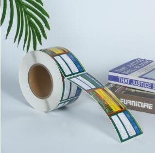 厂家供应食品不干胶标签二维码防伪商标贴卷筒不干胶标签可印logo