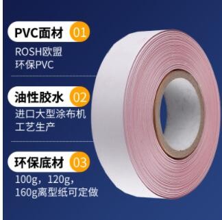 遇水变色贴纸遇水变色试纸遇水变红保修标签不干胶防水遇水变色纸图2