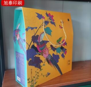 瓦楞纸盒化妆品包装礼品盒上下盖特产食品彩盒可印logo手提礼盒图2