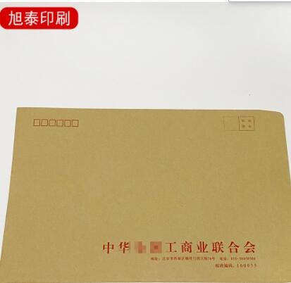信封logo白色牛皮纸信封袋中式信封增值税票发票袋现金红包收纳袋图3