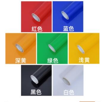 加厚即时贴刻字纸12丝140克不干胶即时彩色膜转移膜广告材料图2