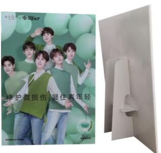 宣传展示立牌 桌面A4台卡 雪弗板异型桌面展示立牌 KT板桌面立牌图3