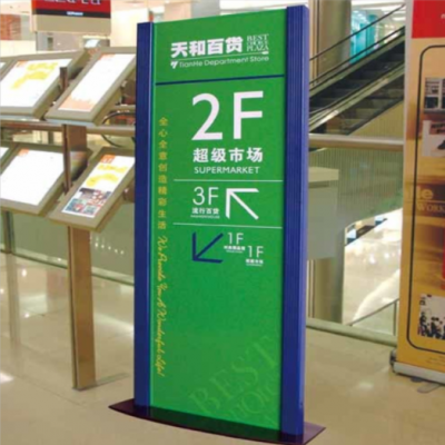 铝合金不锈钢烤漆楼层指示指引牌 斜面楼层索引牌 电梯导视牌厂家
