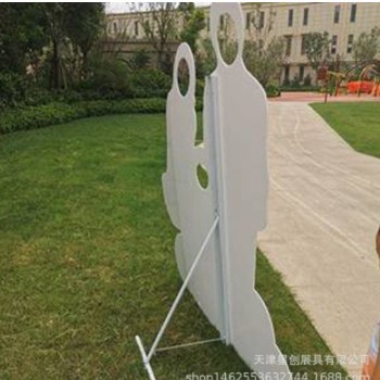 立人架|加重人像立牌|人像支架|方管立牌|广告架|展示架|KT板支架图3