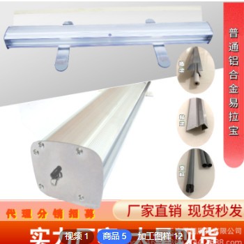 普铝，铝易拉宝，塑钢易拉宝，易拉宝，挂画架，广告架，展示架图2