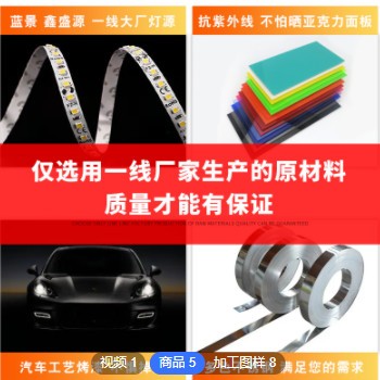 厂家定制发光广告门头招牌不锈钢背发光字无边字树脂超级字迷你字图2