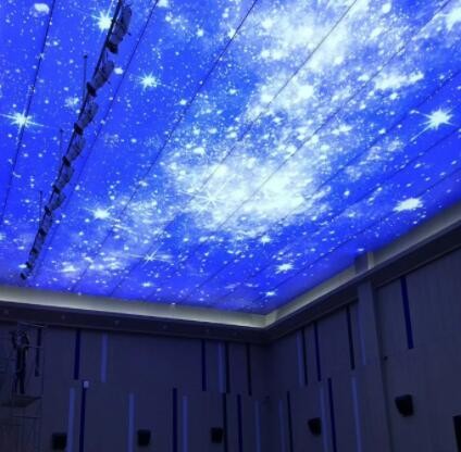 厂家直销安装软膜天花工程 璀璨星空高清UV喷绘透光软膜吊顶天花图1