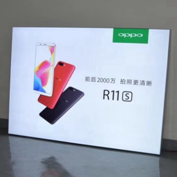 UV软膜卡布灯箱 华为手机店广告灯箱高清透亮无边框超薄卡布灯箱图2