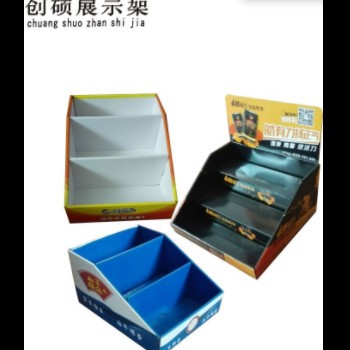 厂家定制 羊毛裤袜子日用品文具玩具推广纸展架 纸纸货架图2