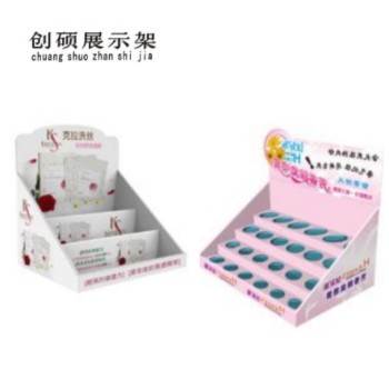 商品PDQ纸展示盒 日用百货小商品展架 厂家定制陈列架纸货架图1