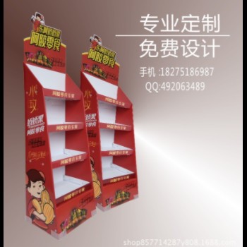 产品纸展示盒 落地式多层纸货架 多用途雪弗板纸展示架图2