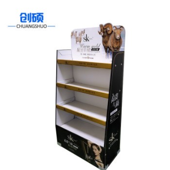 纸陈列促销台 可移动促销货架 多用途纸展示架 超市地堆制作图2