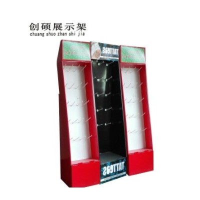 厂家定制陈列架纸货架 瓦楞纸促销台产品展架 商超小型托盘纸货架