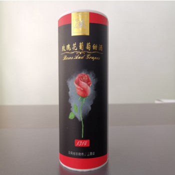 红酒标签长方形贴纸立体烫金金属商标铜版浮雕印刷葡萄酒不干胶贴图2