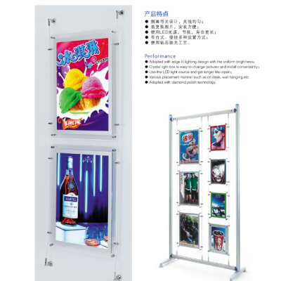 LED双面水晶灯箱