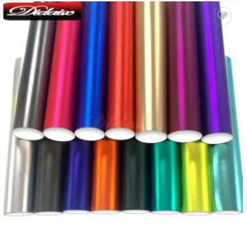High Quality Car Film Metallic Matte Chrome Vinyl Wrapping Car Roll Size 1.52*18M for Car Vinyl