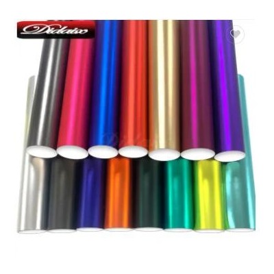 High Quality Car Film Metallic Matte Chrome Vinyl Wrapping Car Roll Size 1.52*18M for Car Vinyl