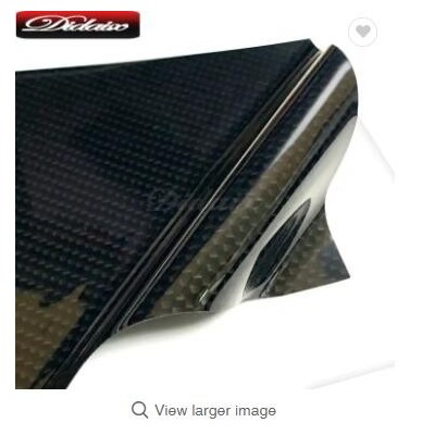 Wholesale Price Car Film 7D Carbon Fiber Vinyl Car Wrap PET Material Black Golden Roll Film For Car 