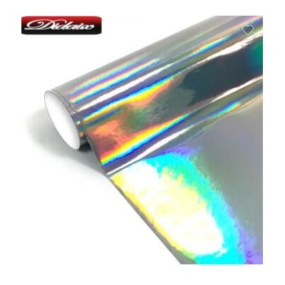 Holographic Color Car Wrap Film Rainbow Laser Chrome Vinyl Self Adhesive Vinyl For Vehicle Wrap Film