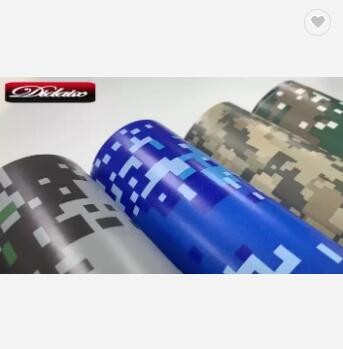 Factory Price Self Adhesive Stickers Air Release Camouflage Vinyl Wrap Car Laptop Skin Camo Car Wrap