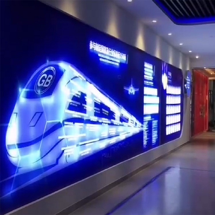 可编程动态动感灯箱 高铁站 地铁站 机场 车站灯箱改造动感光源图3
