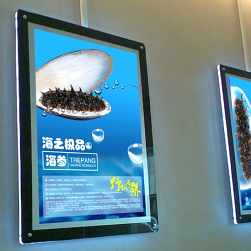 奶茶店咖啡屋手机店灯箱LED水晶灯箱亚克力广告灯箱厂家供应图2