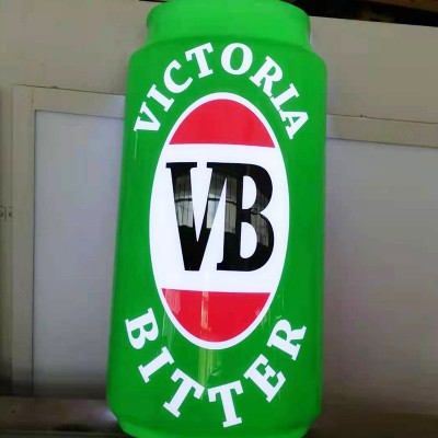 厂家批发异形酒瓶灯箱酒吧悬挂LED广告牌发光户外门头招牌供应