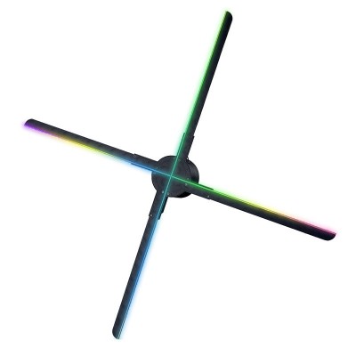 WiFi裸眼3d全息广告风扇 45CM 510颗LED高清全息投影风扇广告机