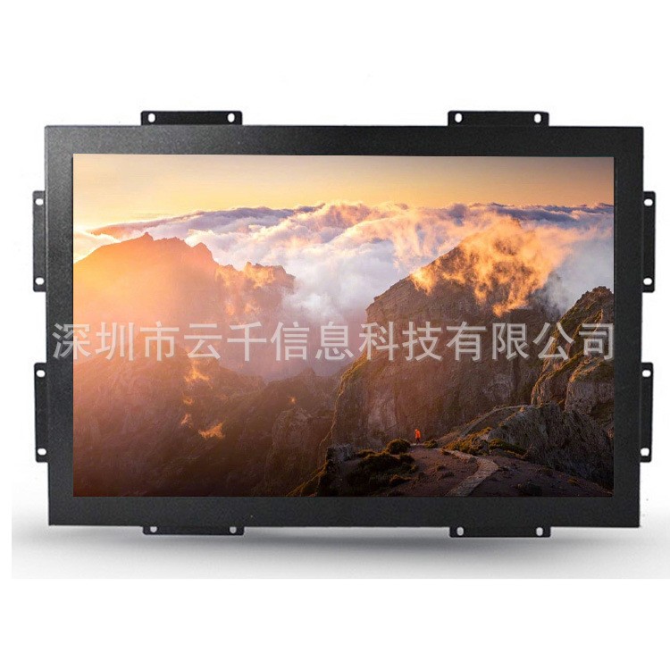 定制10-32寸嵌入式广告屏工控一体机电容触摸屏 嵌入式高清显示屏图2