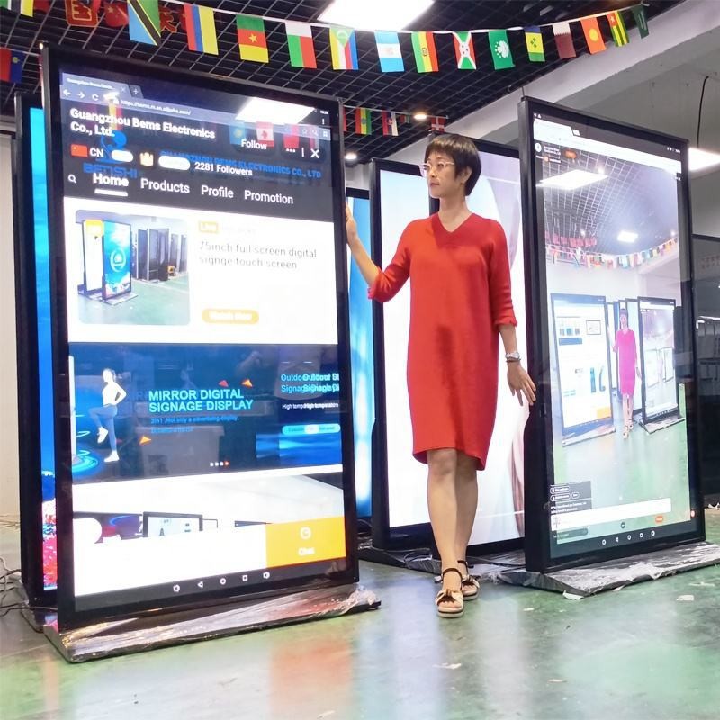 75" 100" 55 inch advertising digital signage touch screen图1