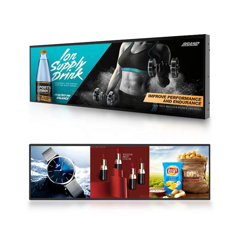19"36"24"Wall Mounted Stretched Bar screen 32 inch Icd广告机图3